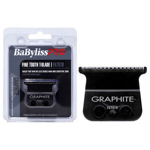Replacement T-Blade Fine Tooth - FX707B Graphite by BaBylissPRO for Men 1 Pc